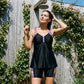 ✨50% kedvezmény👙 Női bő szabású tankini felső és rövidnadrág fürdőruha| Raktáron