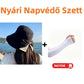 👒☀️Széles karimájú, masnis napvédő kalap nőknek