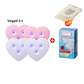 🧼1+1 INGYEN💡 UVC WC‑fertőtlenítő lámpa mozgásérzékelővel