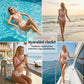 🌊50% kedvezmény👙Női virágmintás, magas derekú bikini szett