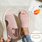 👠Női, lélegző kötött anyagból készült platform szandál ☁️