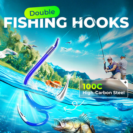 🐟Klasszikus, éles kettős horog