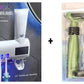🦷 Fogkefe-sterilizáló UV-lámpával és tartóval – falra szerelhető🚿