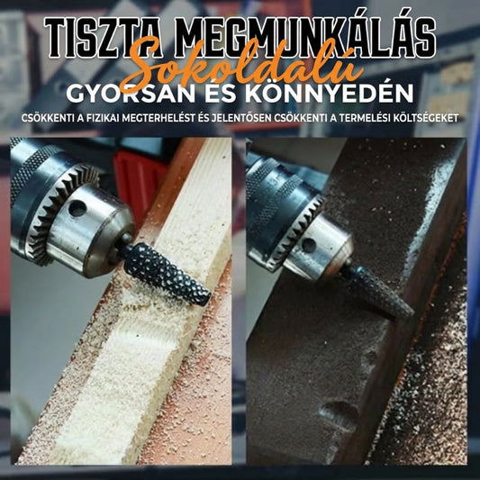 🔧 Simítsa és sorjátlanítsa a lágy fémeket – 5 darabos forgó acél reszelőkészlet🛠️