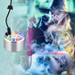🎃1+1 INGYEN🎆12 LED-es ultrahangos párakészítő – Hűsítő permetet és színes fényt hoz létre