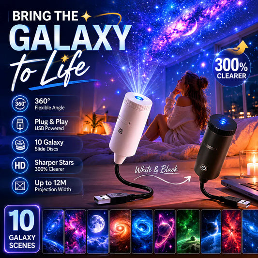 🌌USB-s csillag- és holdvetítő lámpa🌙