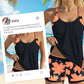 🌊 Női nyomtatott tankini és rövidnadrág 2 részes fürdőruha szett👙