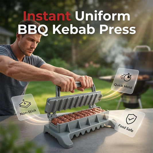 🎁Új érkezés 50% kedvezménnyel💥Könnyen kezelhető grill-kebabkészítő nyárs