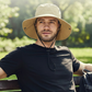 🧢 ☀️ Széles karimájú, állpántos szabadtéri napkalap