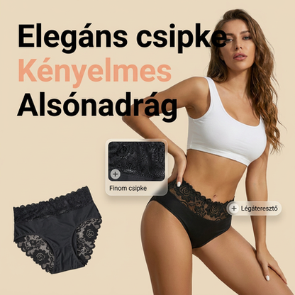 💕Női puha, lélegző csipkés bugyi 🌸