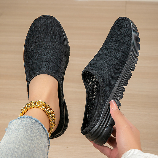 👫☁️ Uniszex könnyű légáteresztő hálós mules papucs(EU 36-46) ✨| Raktáron
