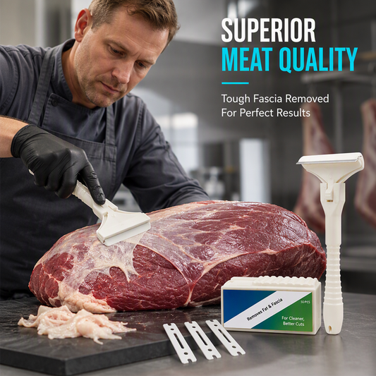 🔪1+1 INGYEN🥩Rozsdamentes acélból készült zsírkaparó