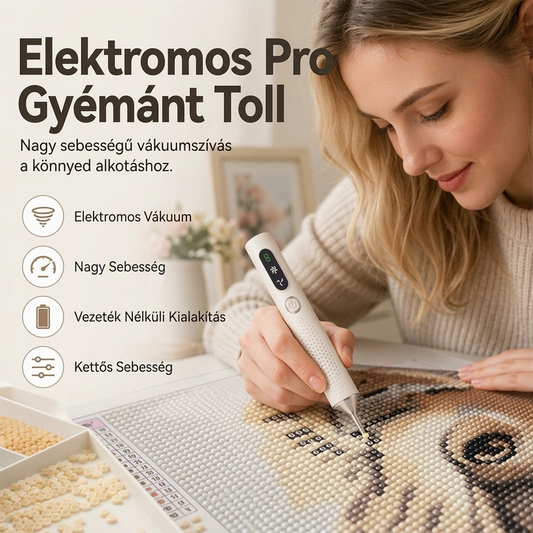 ⚡ Elektromos gyémánttoll – újratölthető, nagy teljesítményű barkácsmunka számára ✨