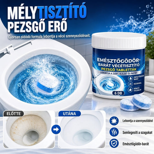 🌿1+1 INGYEN🧼Szeptikus barát WC pezsgőtabletták – Hatékony tisztítás, kíméletes összetétel